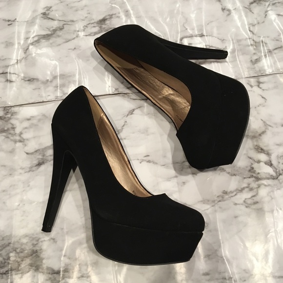 Charlotte Russe Shoes - NEW Black Platform Pump Heels